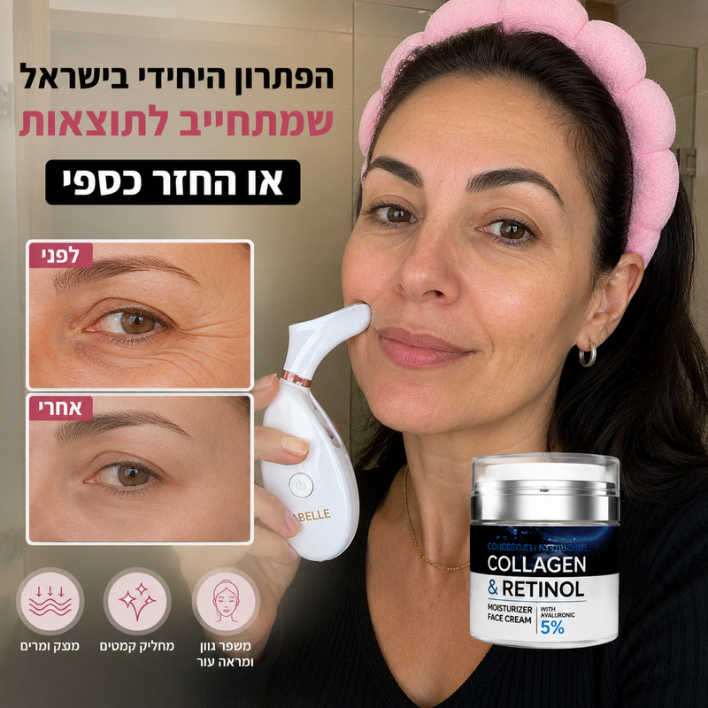 מארז טיפוח להצערת העור והחלקת קמטים