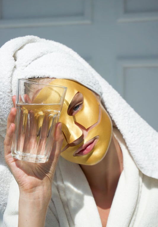 מסכת זהב 24K עם קולגן